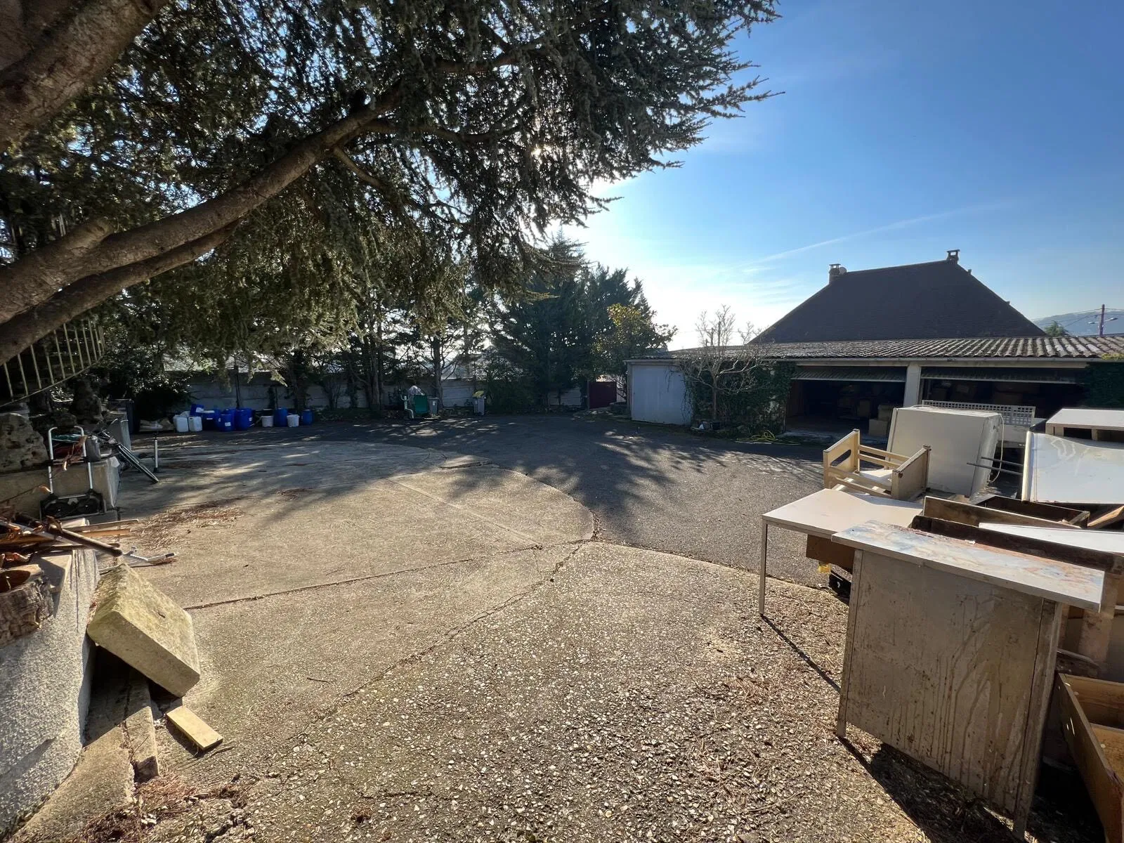 avant chantier parking