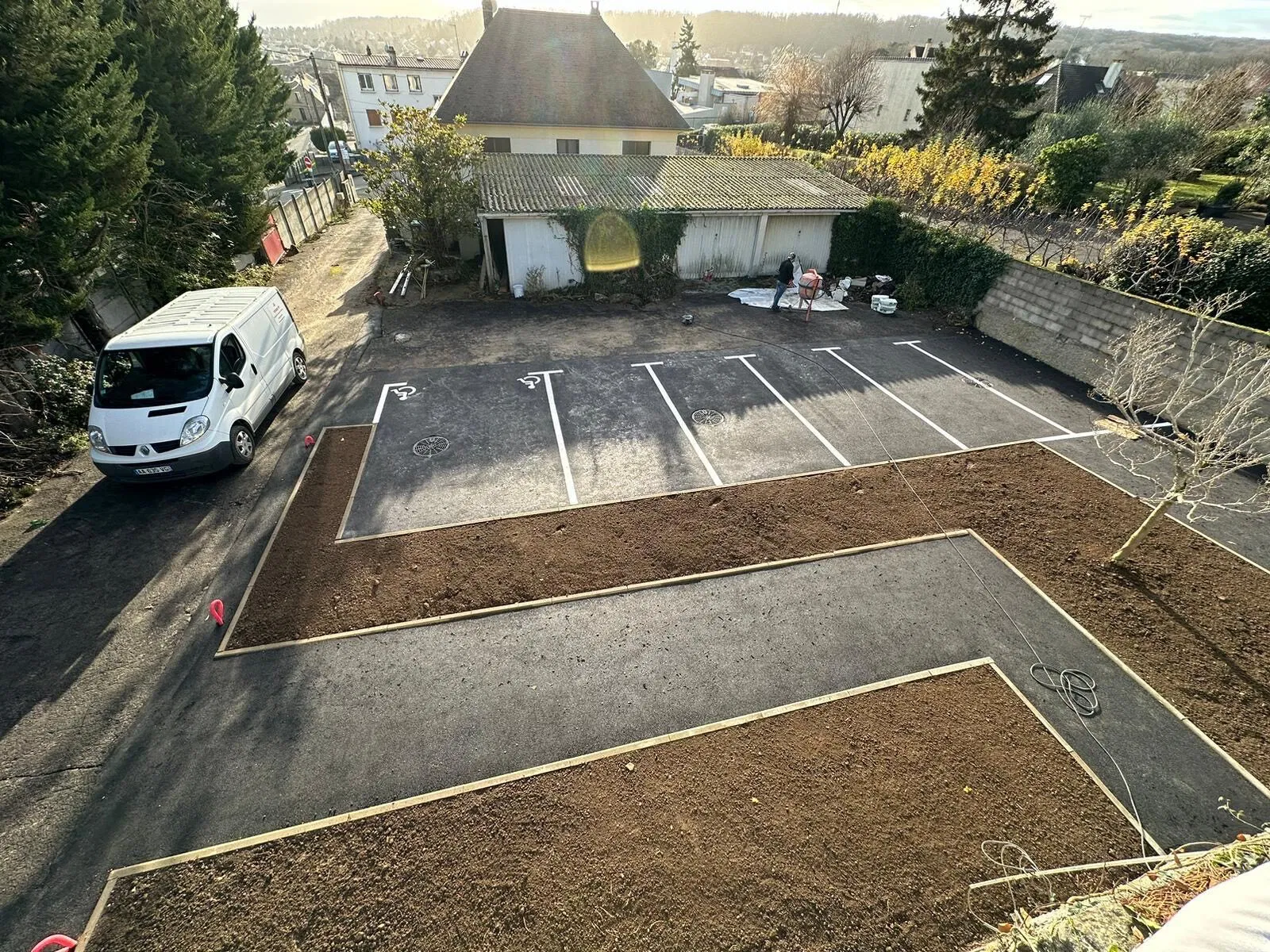aprés chantier parking